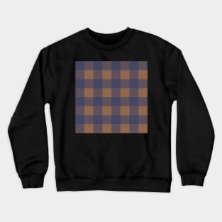 Little Critter Plaid - Light Brown and Navy Crewneck Sweatshirt